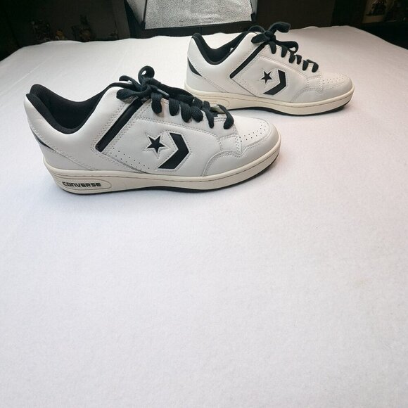 Converse Weapon Low Vintage White Black Sneakers A07239C MEN size - Picture 3 of 11